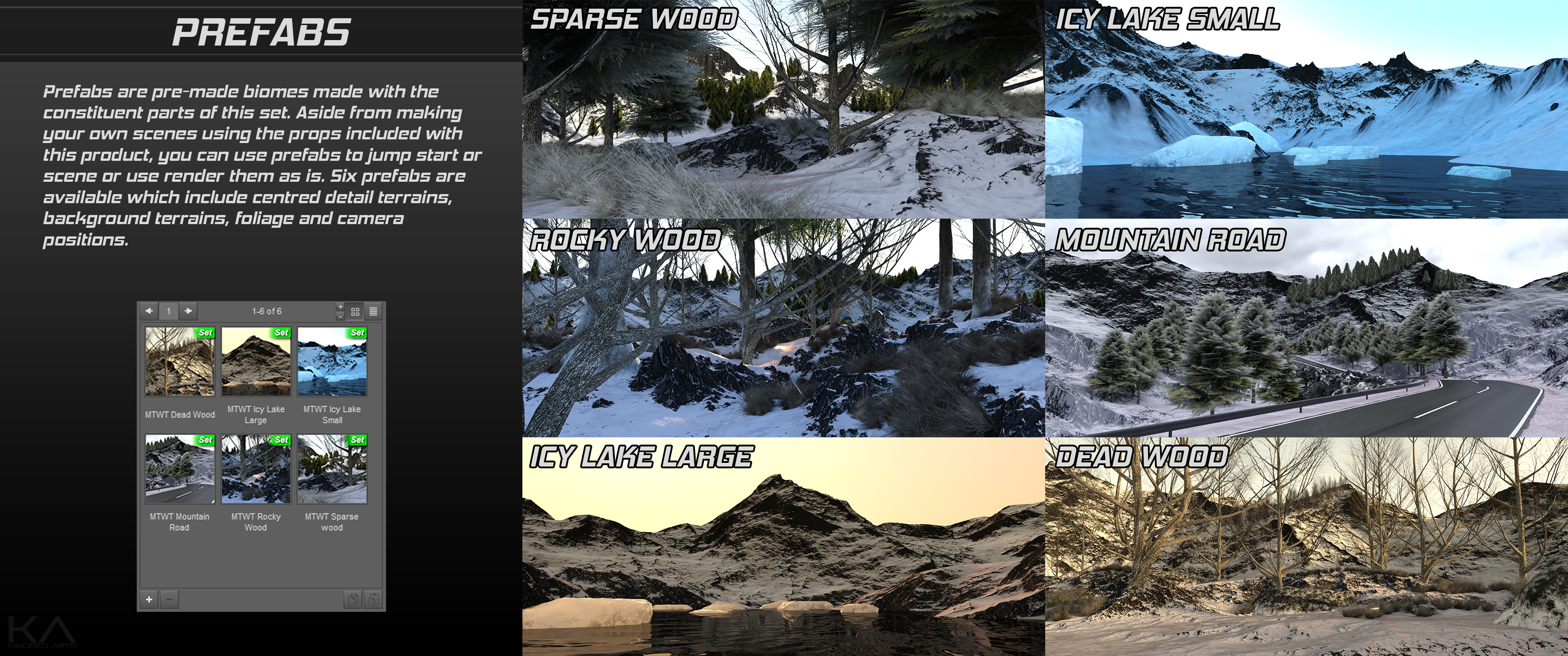 Mega Terrain: Winter Edition Mega Terrain: Winter Edition by: KindredArts, 3D Models by Daz 3D