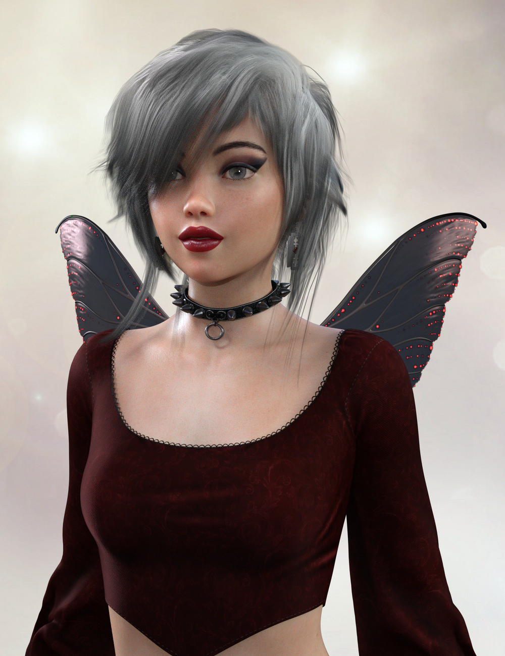 Messy Pixie Cut Hair for Genesis 8 Female by: Propschick, 3D Models by Daz 3D