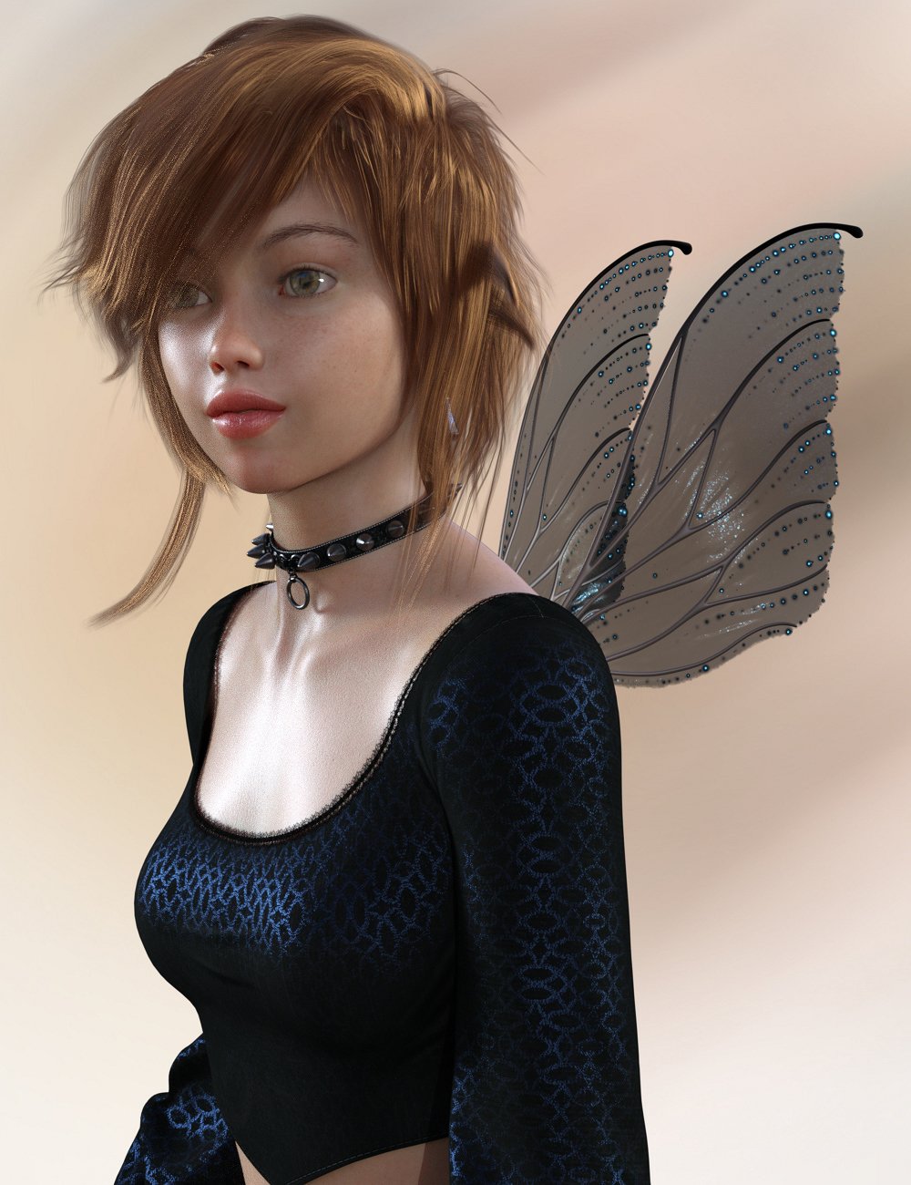 Messy Pixie Cut Hair for Genesis 8 Female by: Propschick, 3D Models by Daz 3D