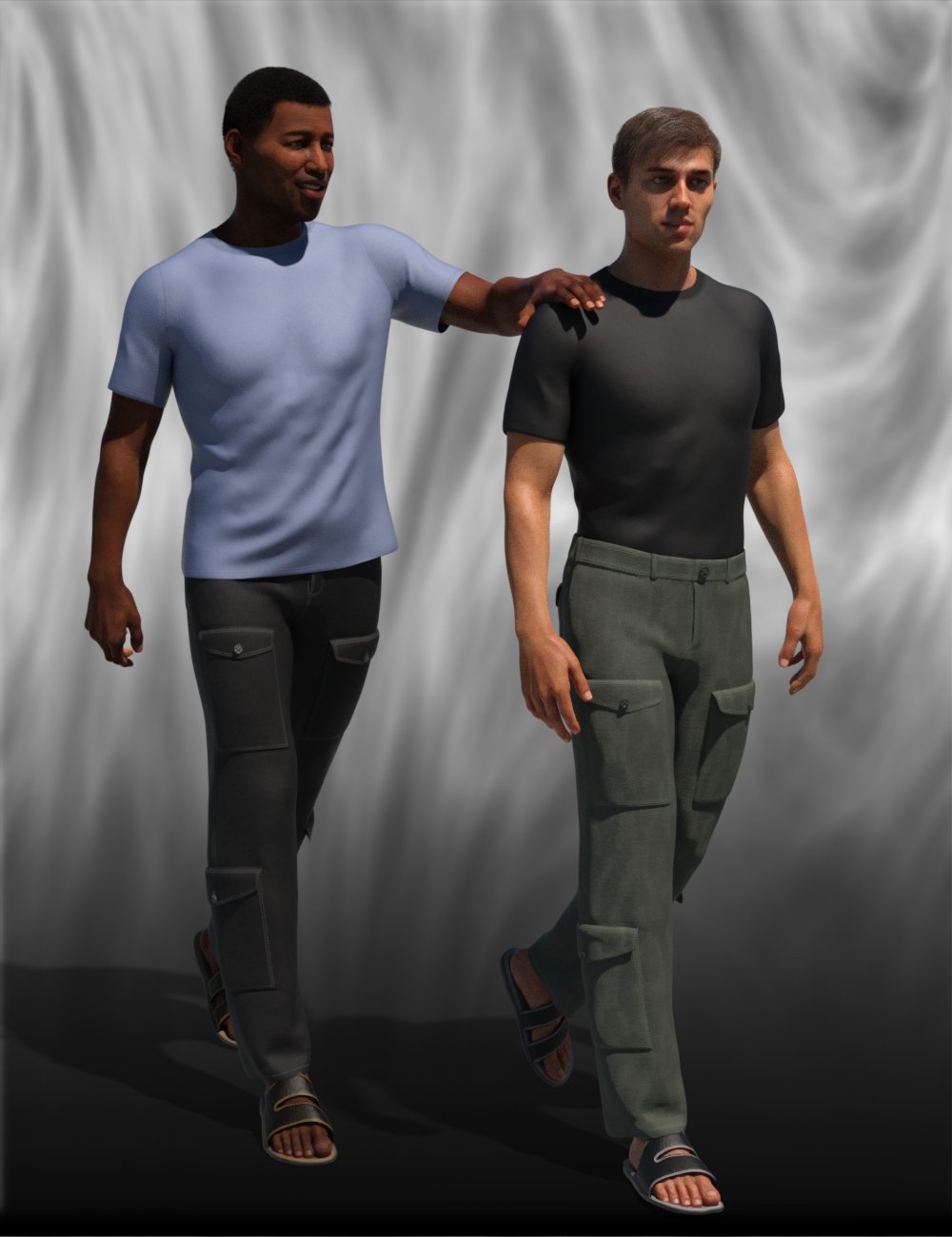 dForce Downtime Casual for Genesis 8 Male(s) by: Aave Nainen, 3D Models by Daz 3D