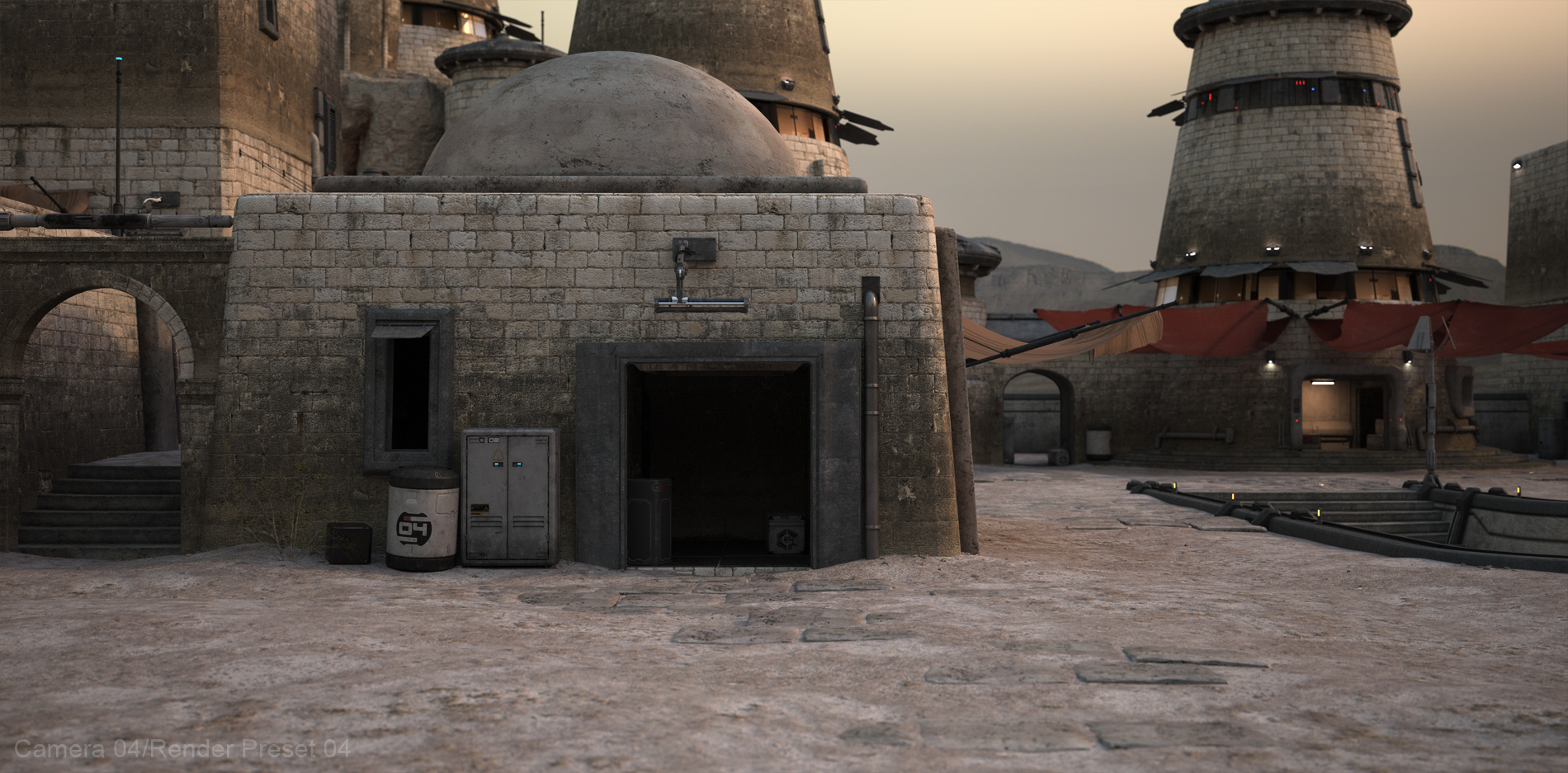 Frontier Outpost by: Stonemason, 3D Models by Daz 3D