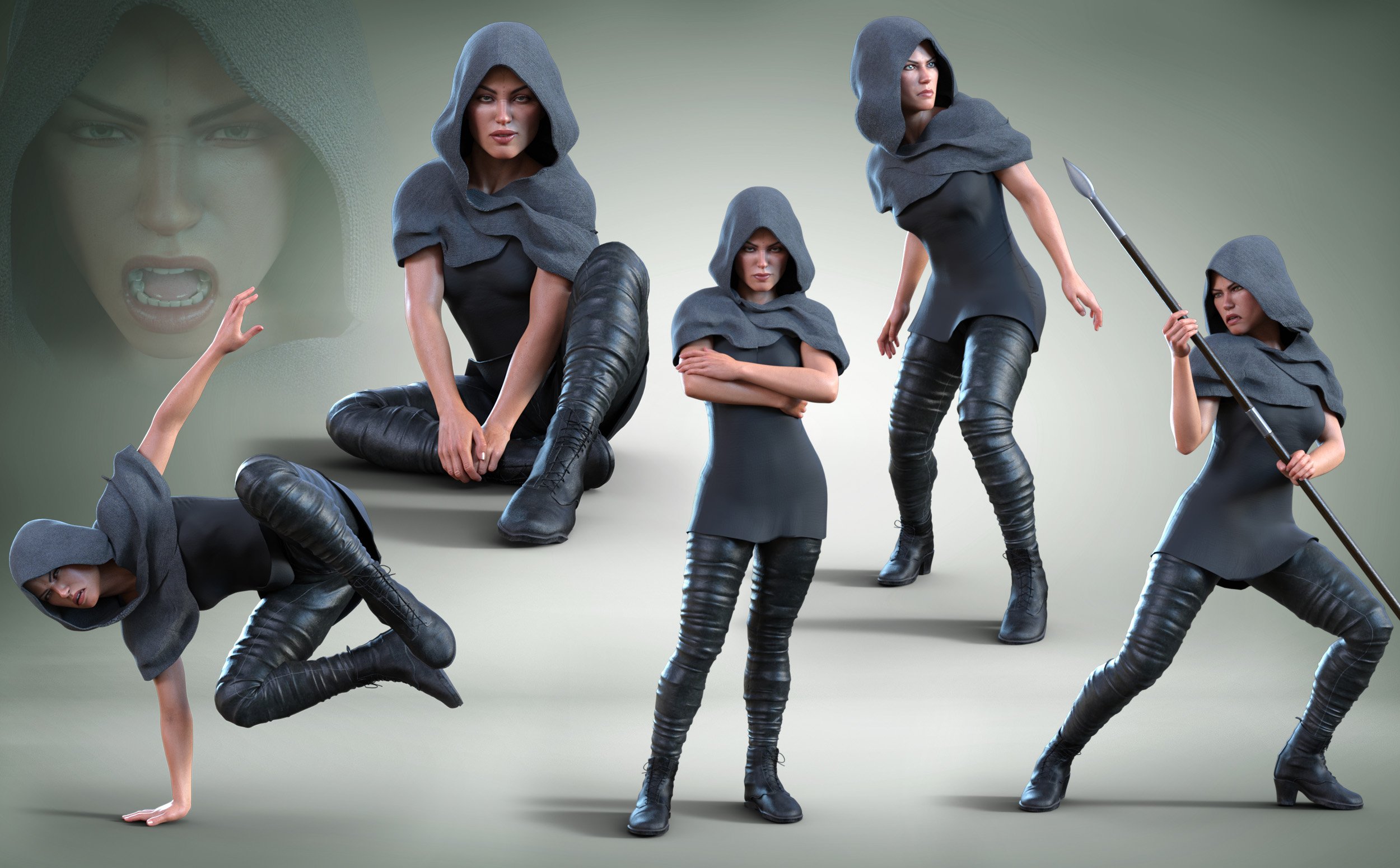 Z Rogue Life Poses and Expressions for Angharad 8 Z Rogue Life Poses and Expressions for Angharad 8 by: Zeddicuss, 3D Models by Daz 3D