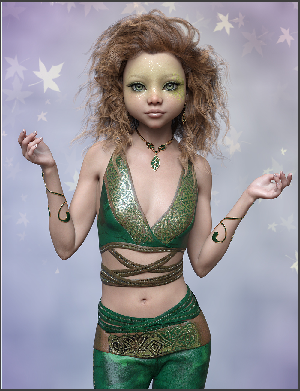 SASE Sprout for Genesis 8 Female by: SabbySeven, 3D Models by Daz 3D