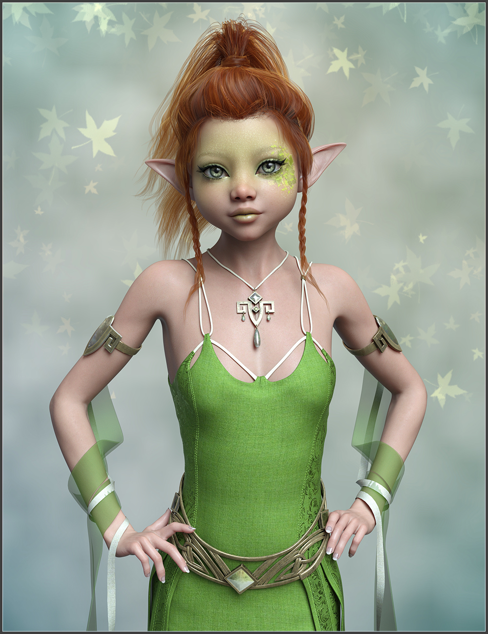 SASE Sprout for Genesis 8 Female by: SabbySeven, 3D Models by Daz 3D