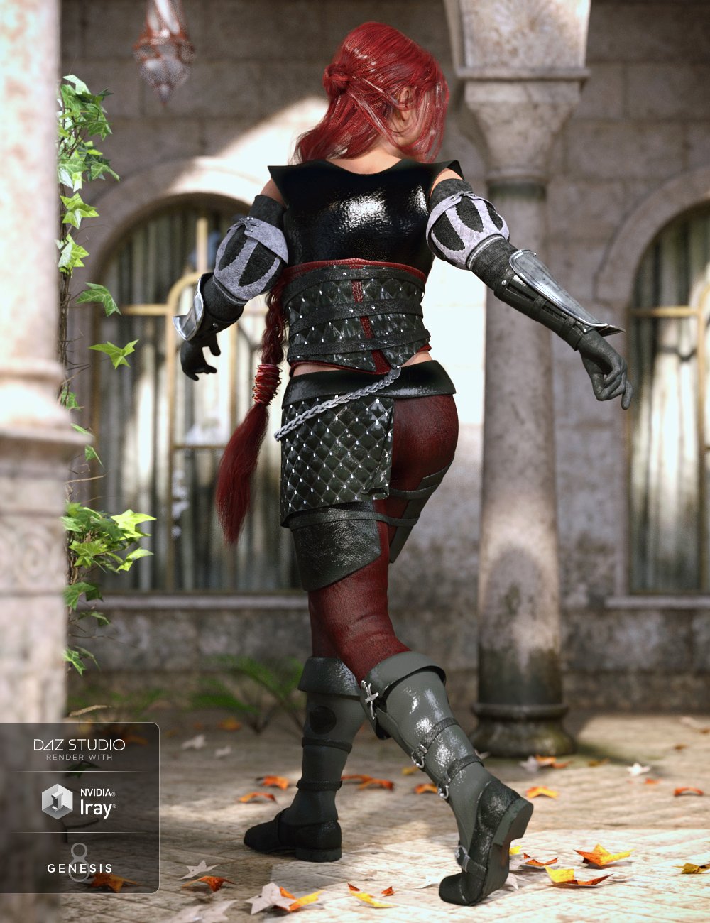 dForce Highlands Ranger Outfit for Genesis 8 Female(s) by: Anna BenjaminBarbara Brundon, 3D Models by Daz 3D
