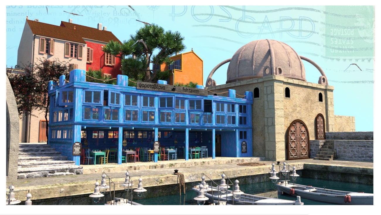 Mediterranean Seashore Mediterranean Seashore by: Ansiko, 3D Models by Daz 3D