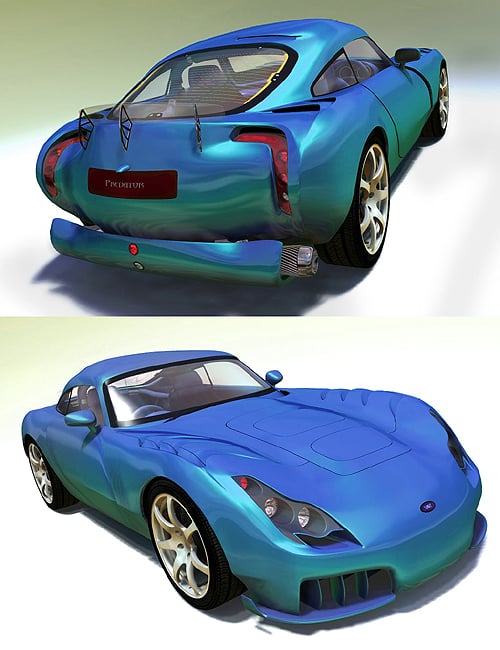 Predator Sports Car by: Dreamscape-Creations, 3D Models by Daz 3D