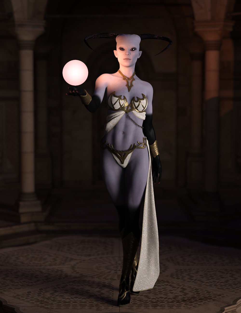 The Daemonette for Genesis 8 Female(s) by: Aquarius, 3D Models by Daz 3D