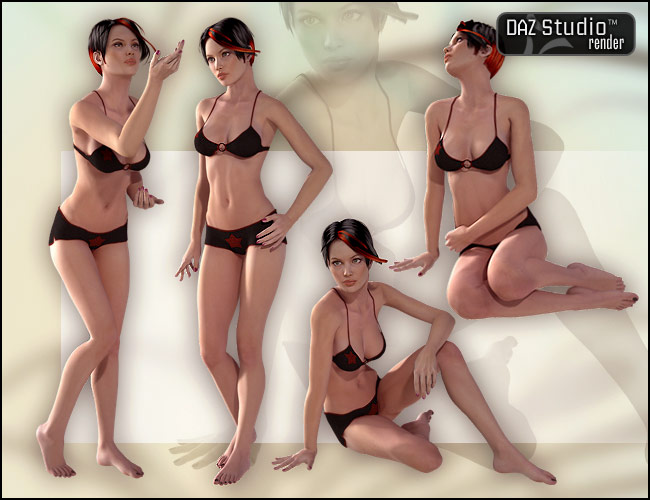 V4 Elite Life Poses by: Digiport, 3D Models by Daz 3D