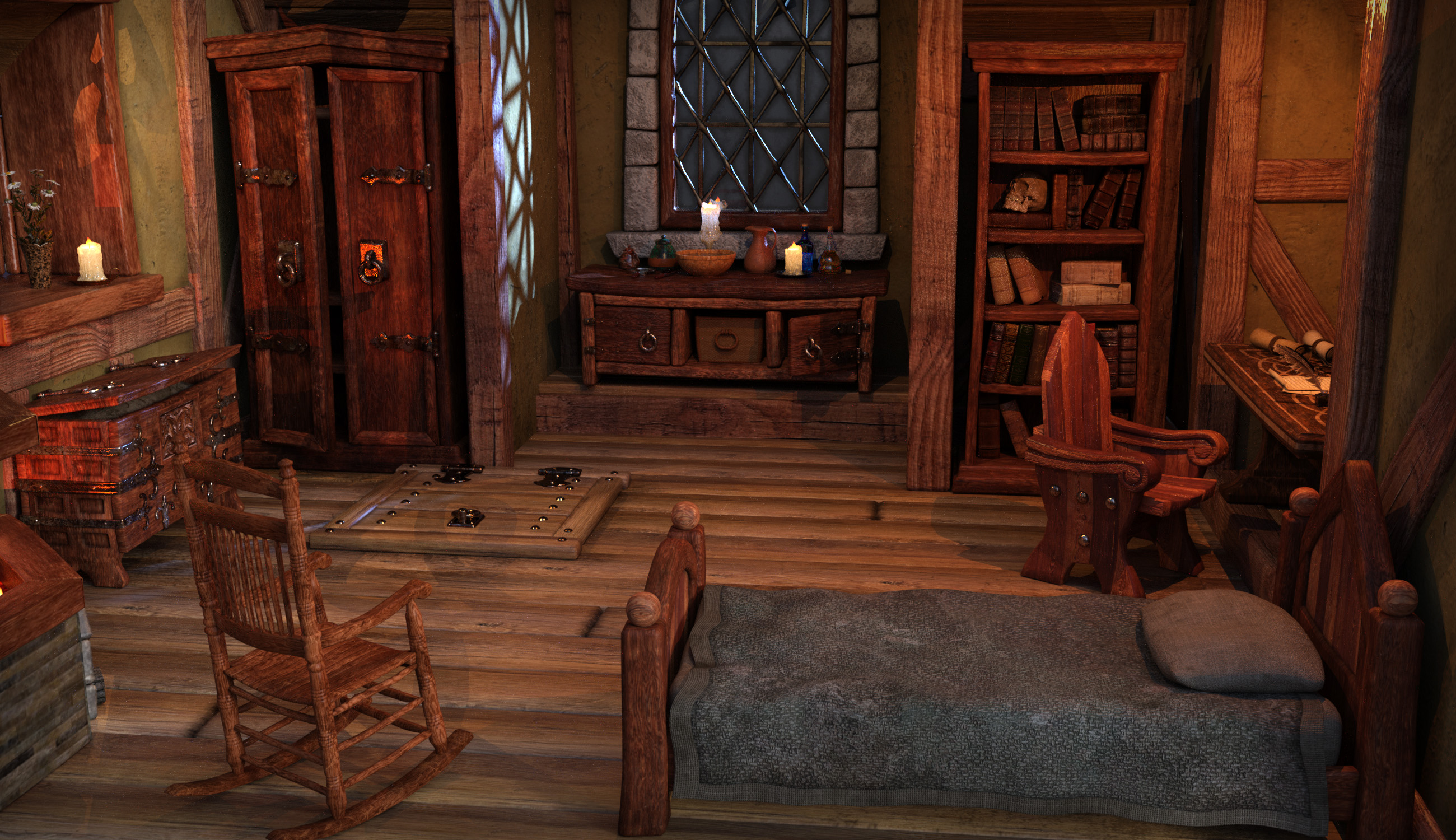 Fairytale Furniture by: The Alchemist, 3D Models by Daz 3D