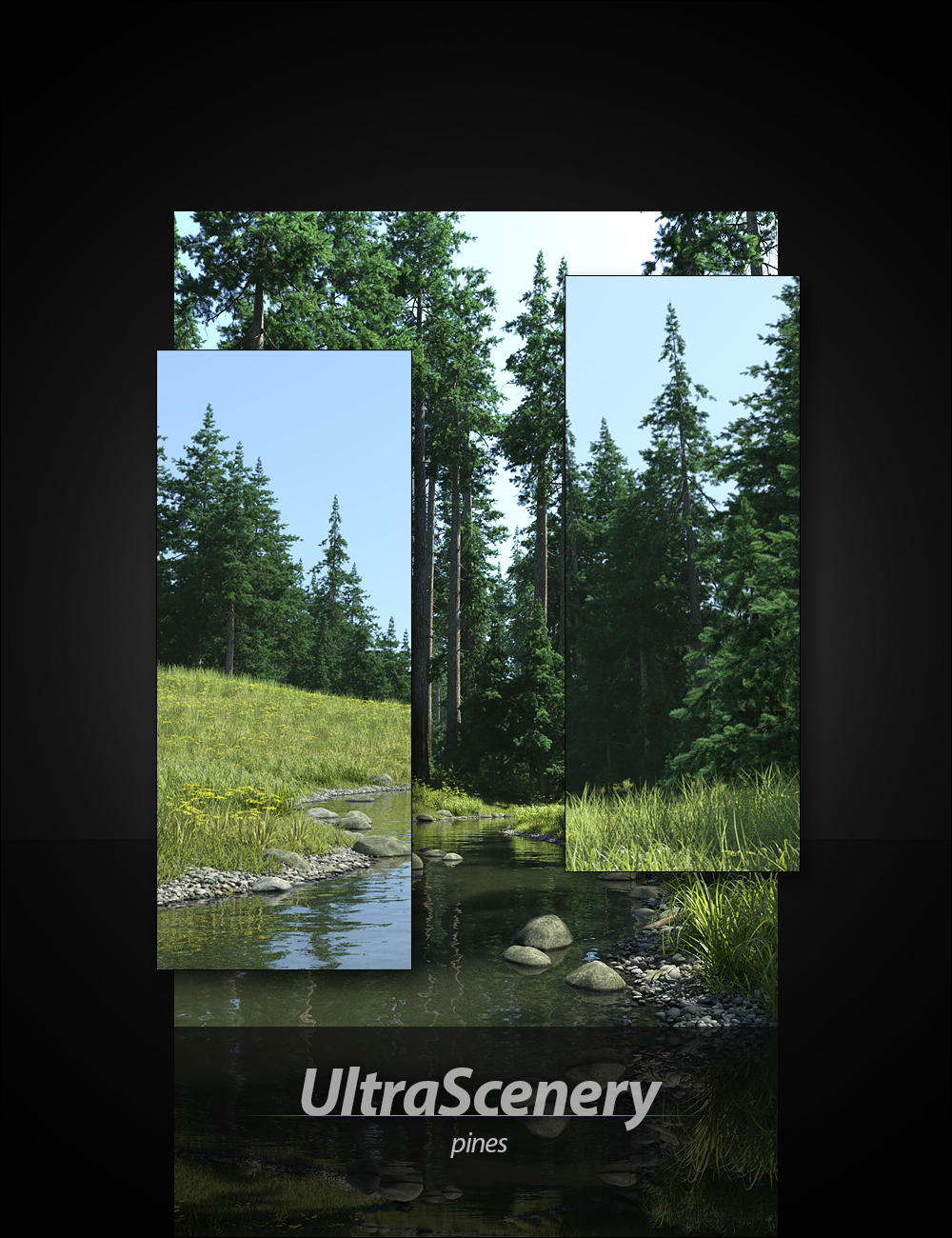UltraScenery - Pines by: HowieFarkes, 3D Models by Daz 3D
