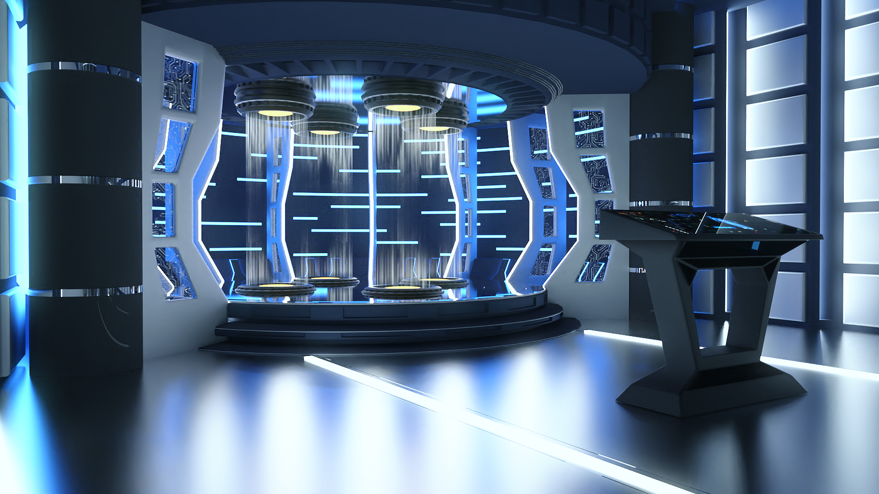 Teleport Station by: PerspectX, 3D Models by Daz 3D