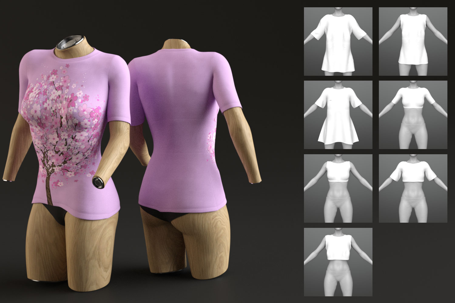 dForce Univers-i-Tee for Genesis 8 dForce Univers-i-Tee for Genesis 8 by: Lyrra Madril, 3D Models by Daz 3D