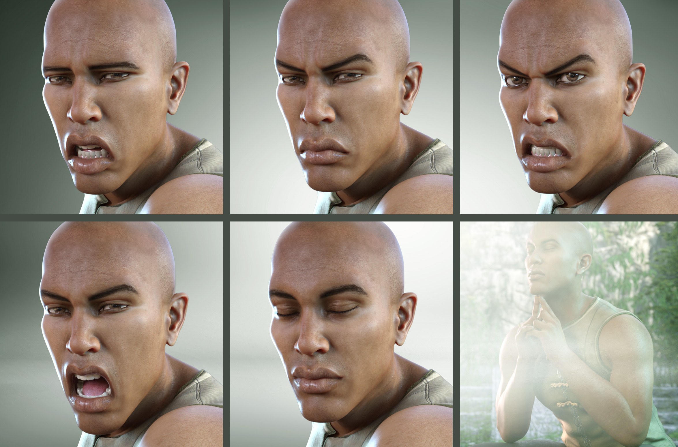 Z Soldier of Justice Poses and Expressions for Ashan 8 by: Zeddicuss, 3D Models by Daz 3D