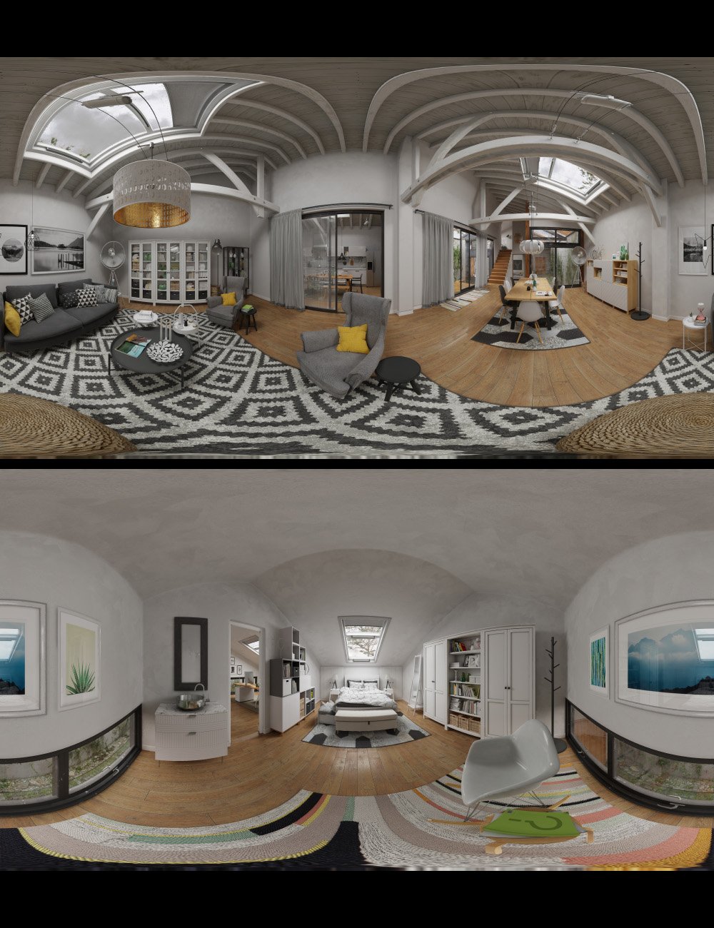 Modern Interiors HDRI Daz 3D