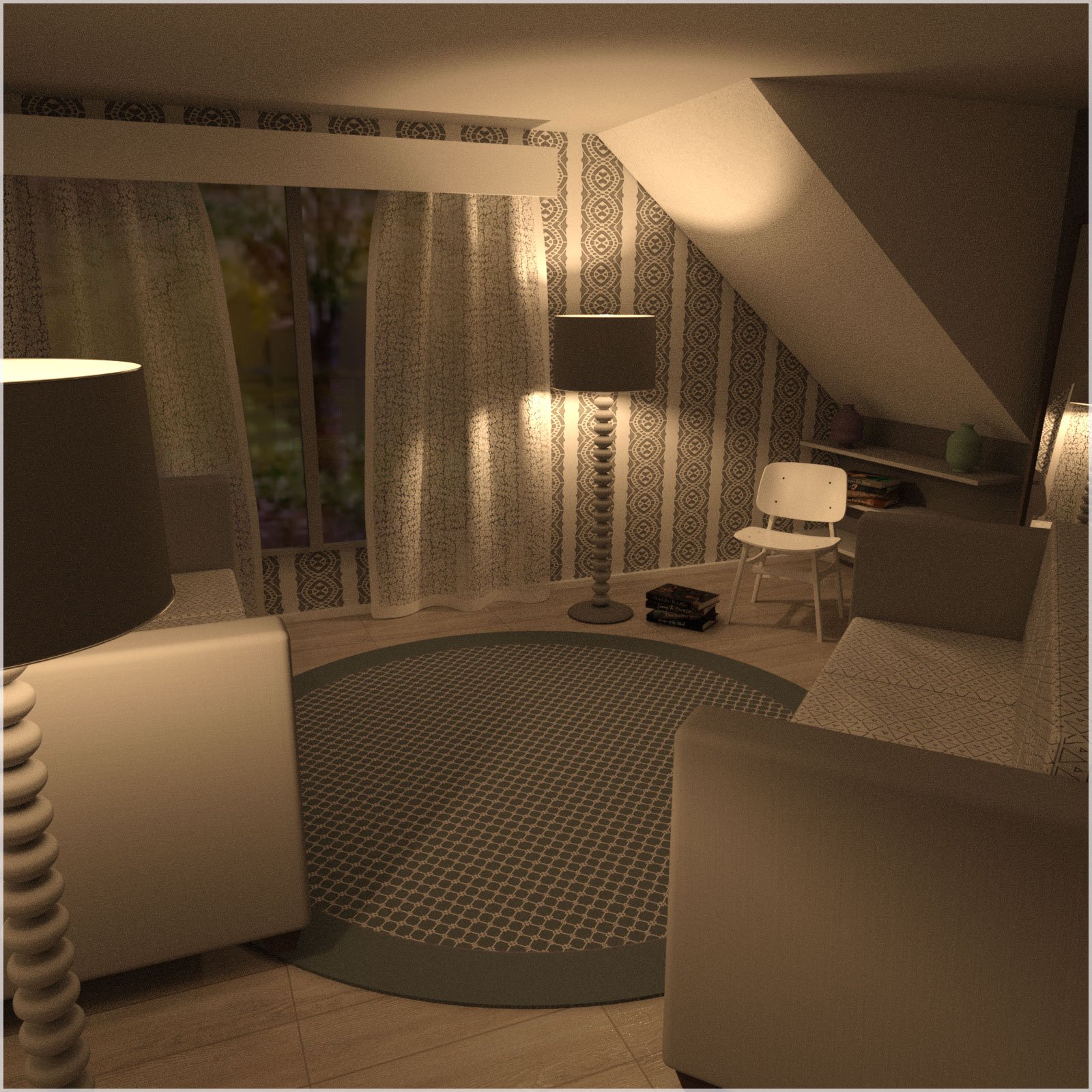 The Simple Room by: Belladzines, 3D Models by Daz 3D