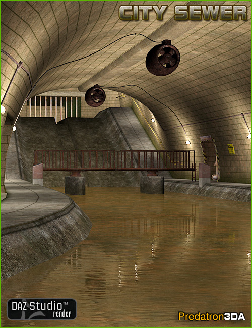 City Sewer City Sewer by: Predatron, 3D Models by Daz 3D