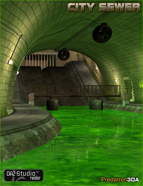 City Sewer City Sewer by: Predatron, 3D Models by Daz 3D