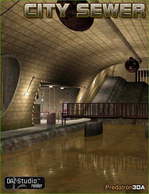 City Sewer by: Predatron, 3D Models by Daz 3D