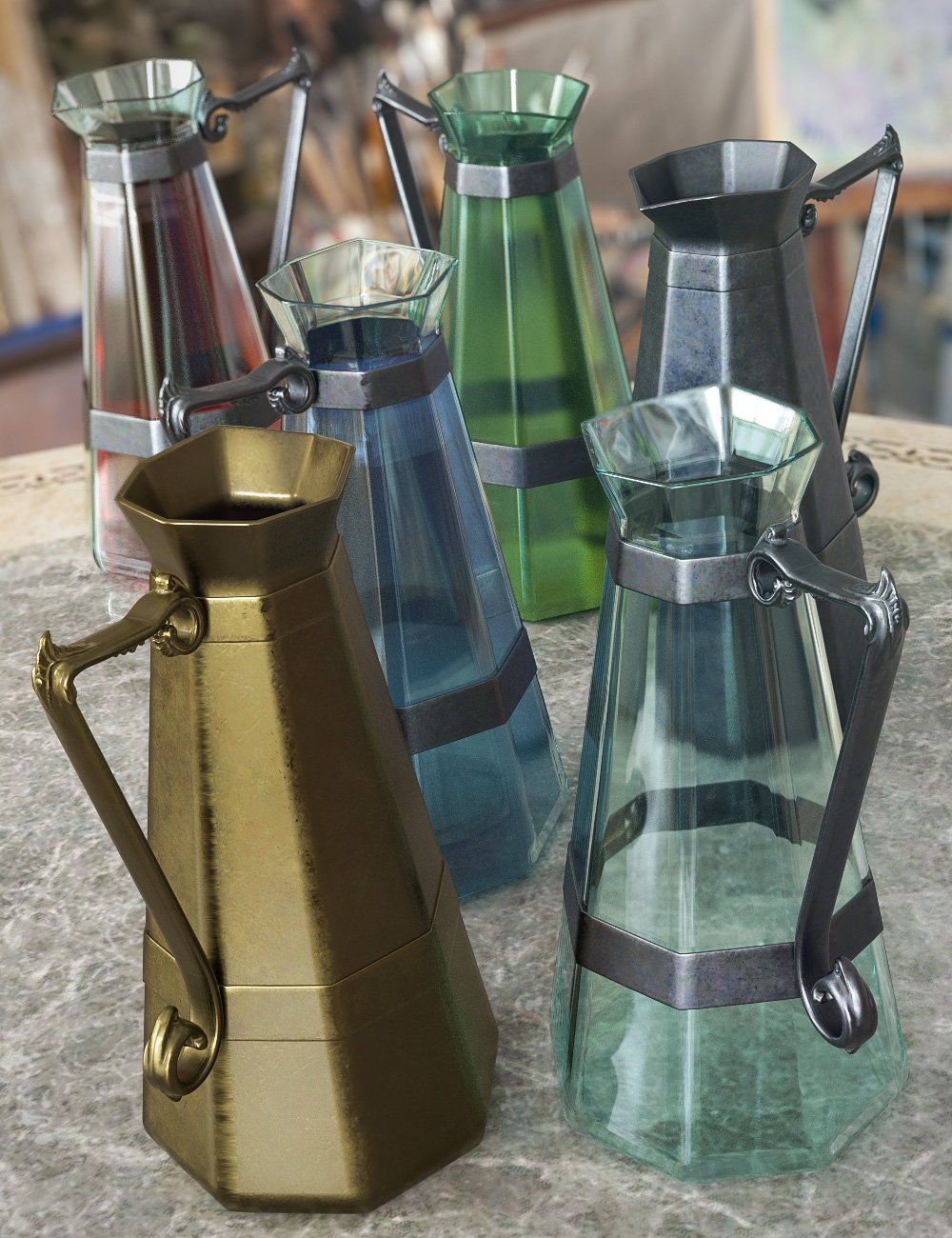 Aslan Table Props Aslan Table Props by: Predatron, 3D Models by Daz 3D