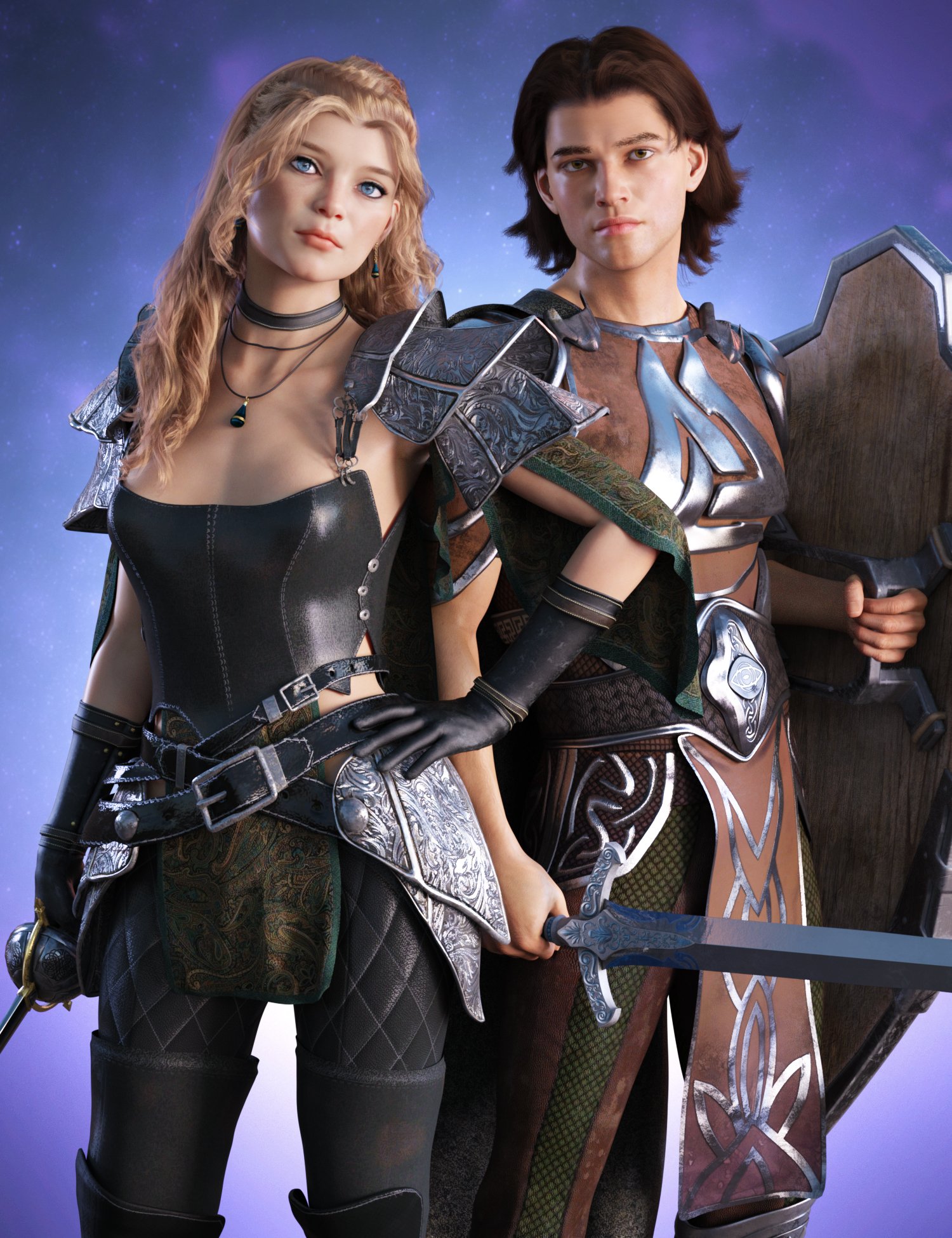 Age of Heroes Bundle by: , 3D Models by Daz 3D