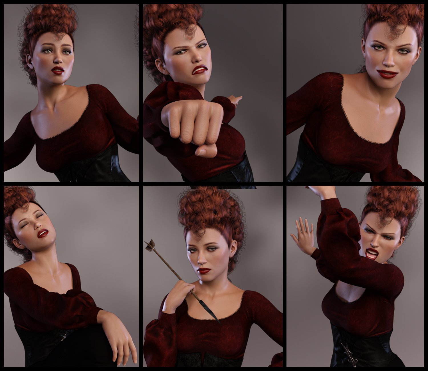 Maverick Poses for Angharad 8 and Genesis 8 Female by: lunchlady, 3D Models by Daz 3D