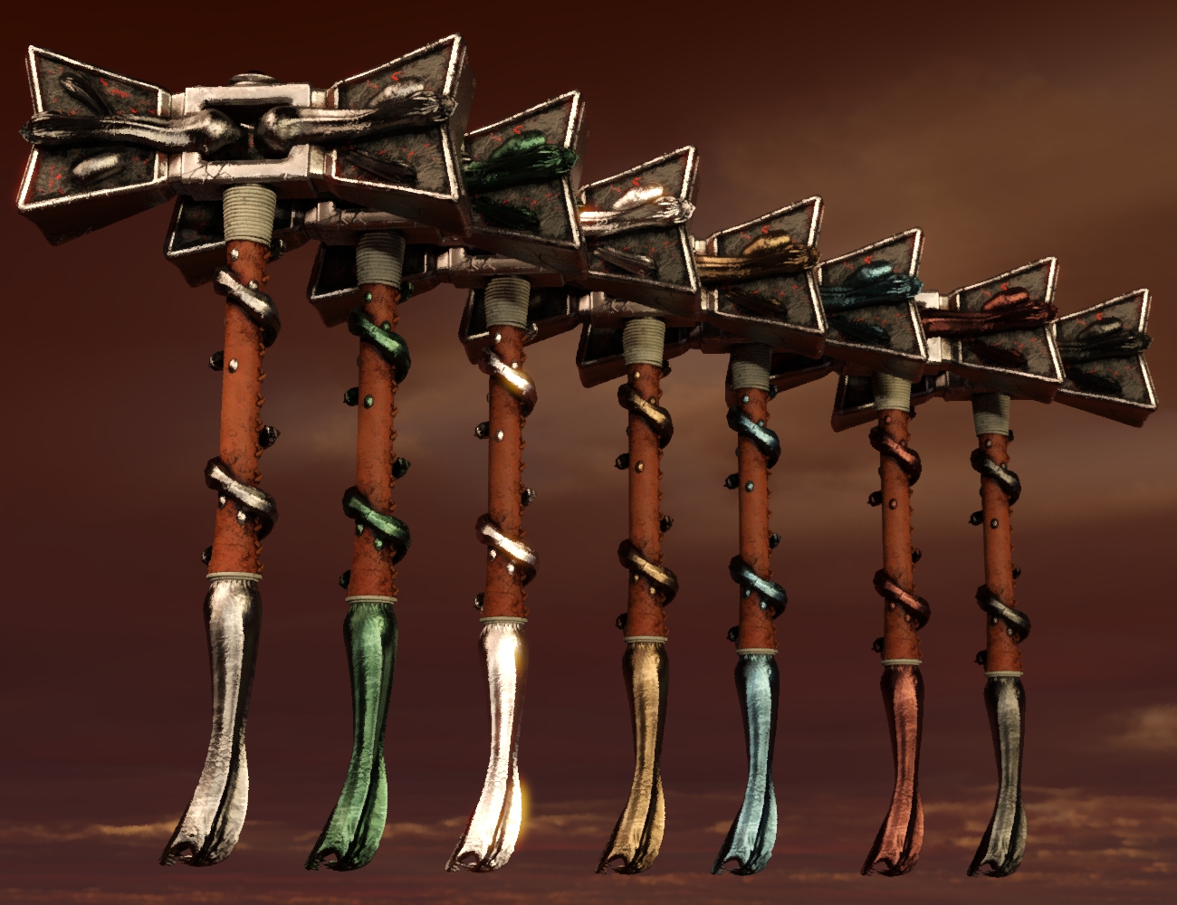 Bellum Animis Weapons Collection by: Britech, 3D Models by Daz 3D