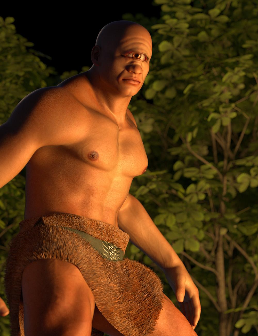 Chthonian Cyclops for Genesis 8 Male by: Oso3D, 3D Models by Daz 3D