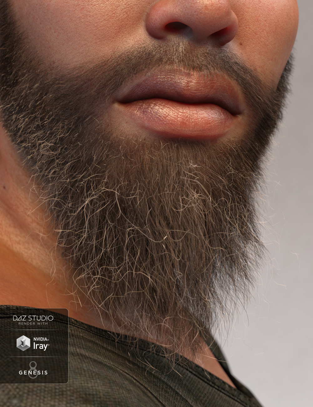 Ashan Beard for Genesis 8 Male by: Laticis Imagery, 3D Models by Daz 3D