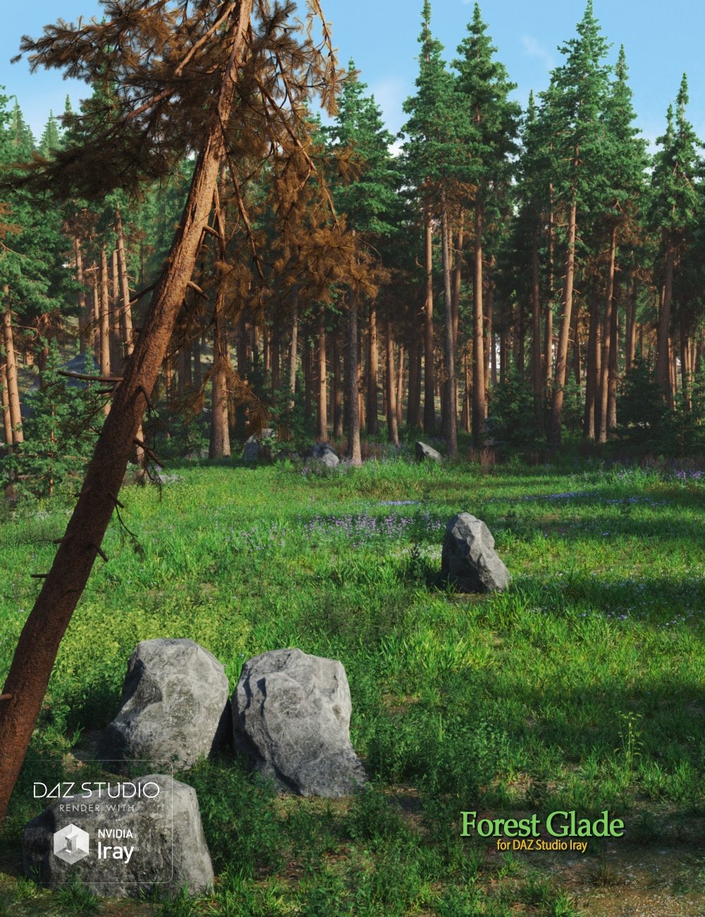 Forest Glade by: Andrey Pestryakov, 3D Models by Daz 3D