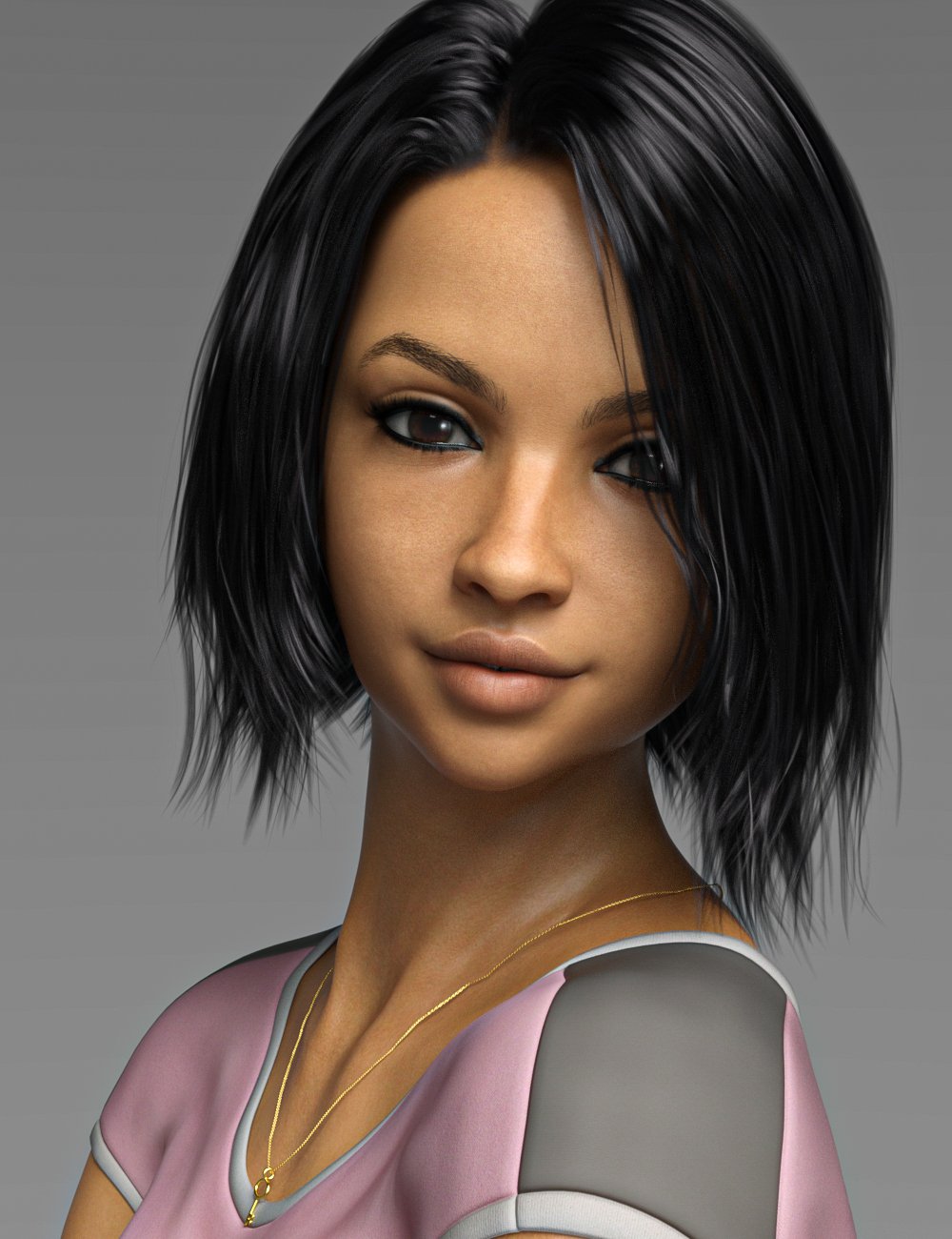 D.E.M. Tressa HD for Genesis 8 Female by: DeusExMachina, 3D Models by Daz 3D