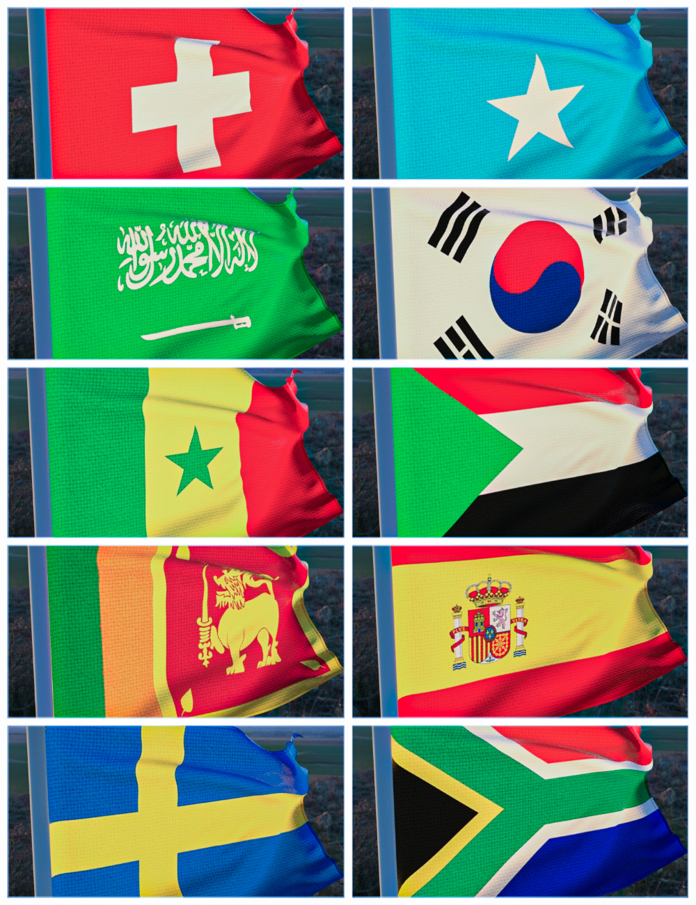 dForce Flags Of The World Collection dForce Flags Of The World Collection by: Serum, 3D Models by Daz 3D