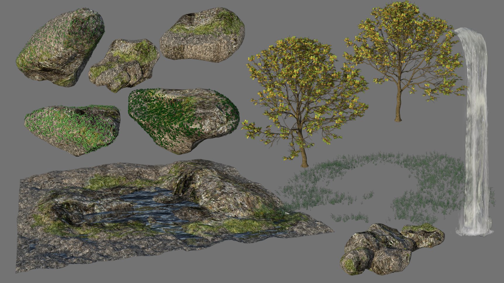 Fantasy Forest Fantasy Forest by: PerspectX, 3D Models by Daz 3D