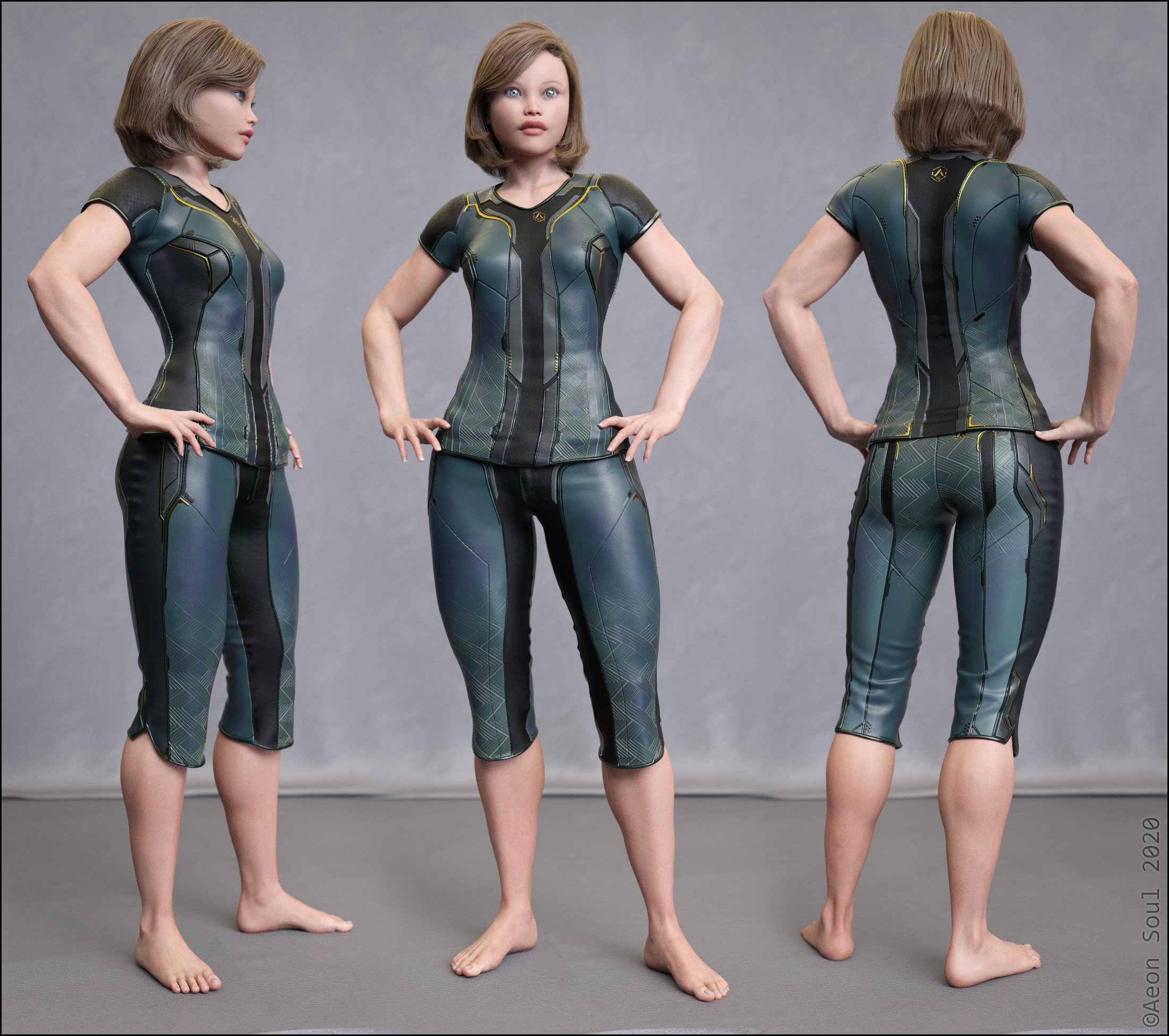 Space Station Futuristic Styles for Everyday 2 by: Aeon Soul, 3D Models by Daz 3D