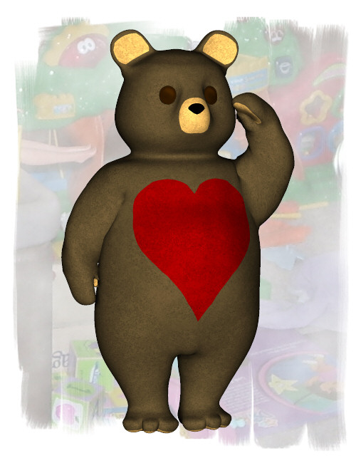Lovey Bear Poses by: Digiport, 3D Models by Daz 3D