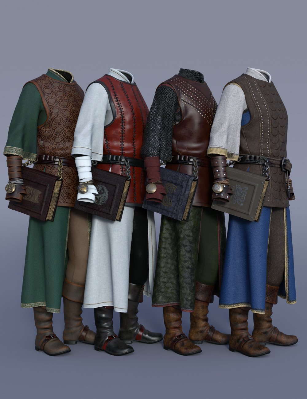 dForce Cleric Outfit Textures by: Moonscape GraphicsSade, 3D Models by Daz 3D