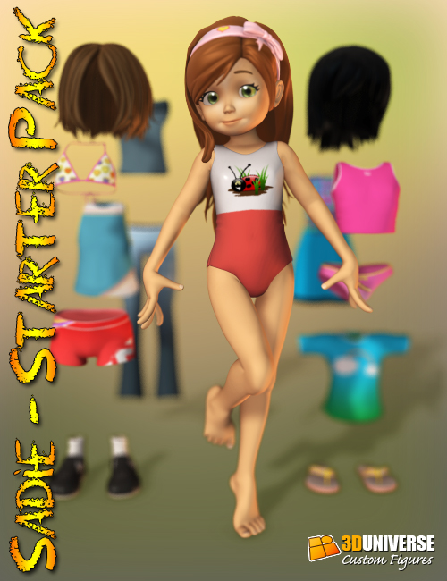 Sadie - Bundle Pack by: 3D Universe, 3D Models by Daz 3D