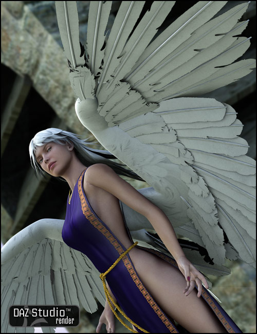 Feathered Wings by: , 3D Models by Daz 3D