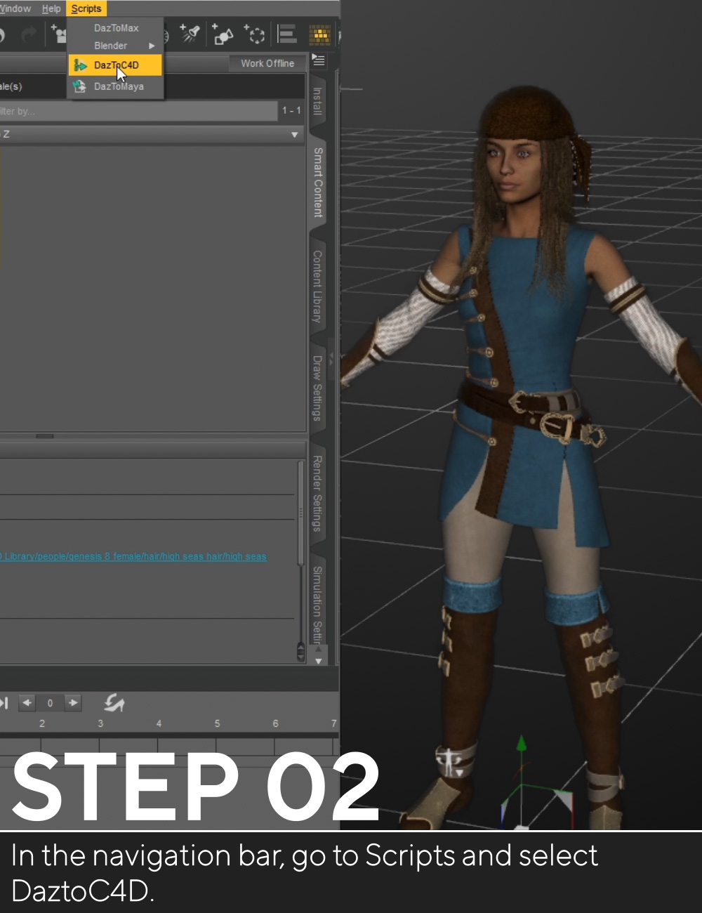 Daz to Cinema 4D Bridge | Daz 3D