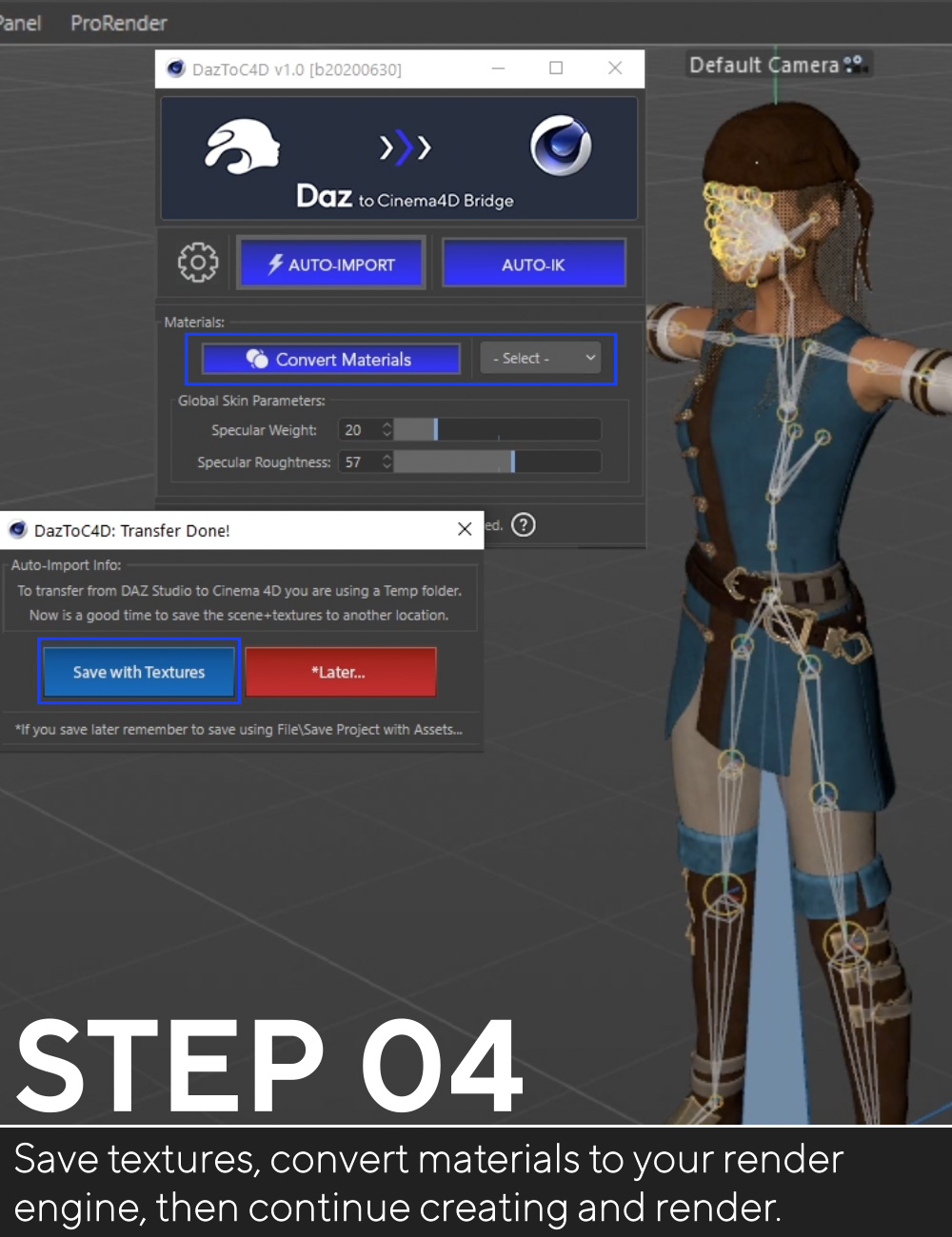Daz to Cinema 4D Bridge | Daz 3D