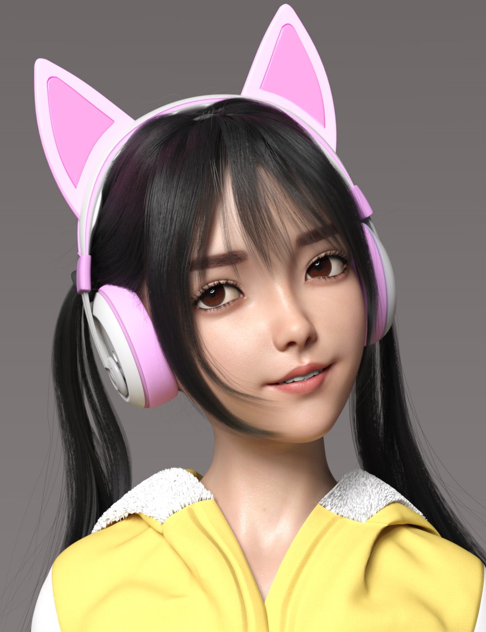 Shizuka HD Character and Hair for Genesis 8 Female by: GoannaSue Yee, 3D Models by Daz 3D