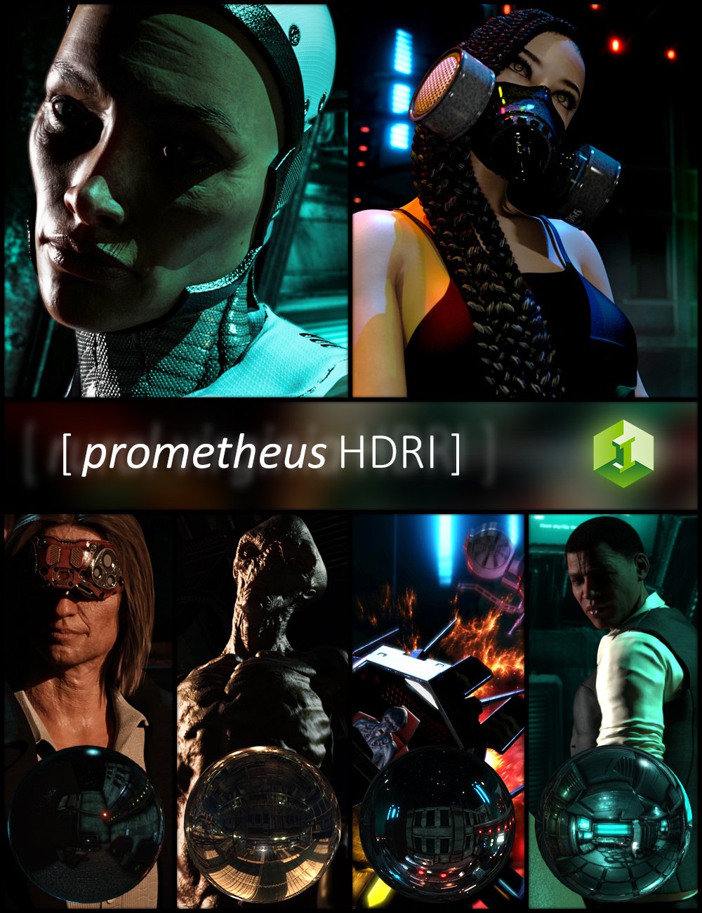 Prometheus HDRI by: JDA HDRI, 3D Models by Daz 3D