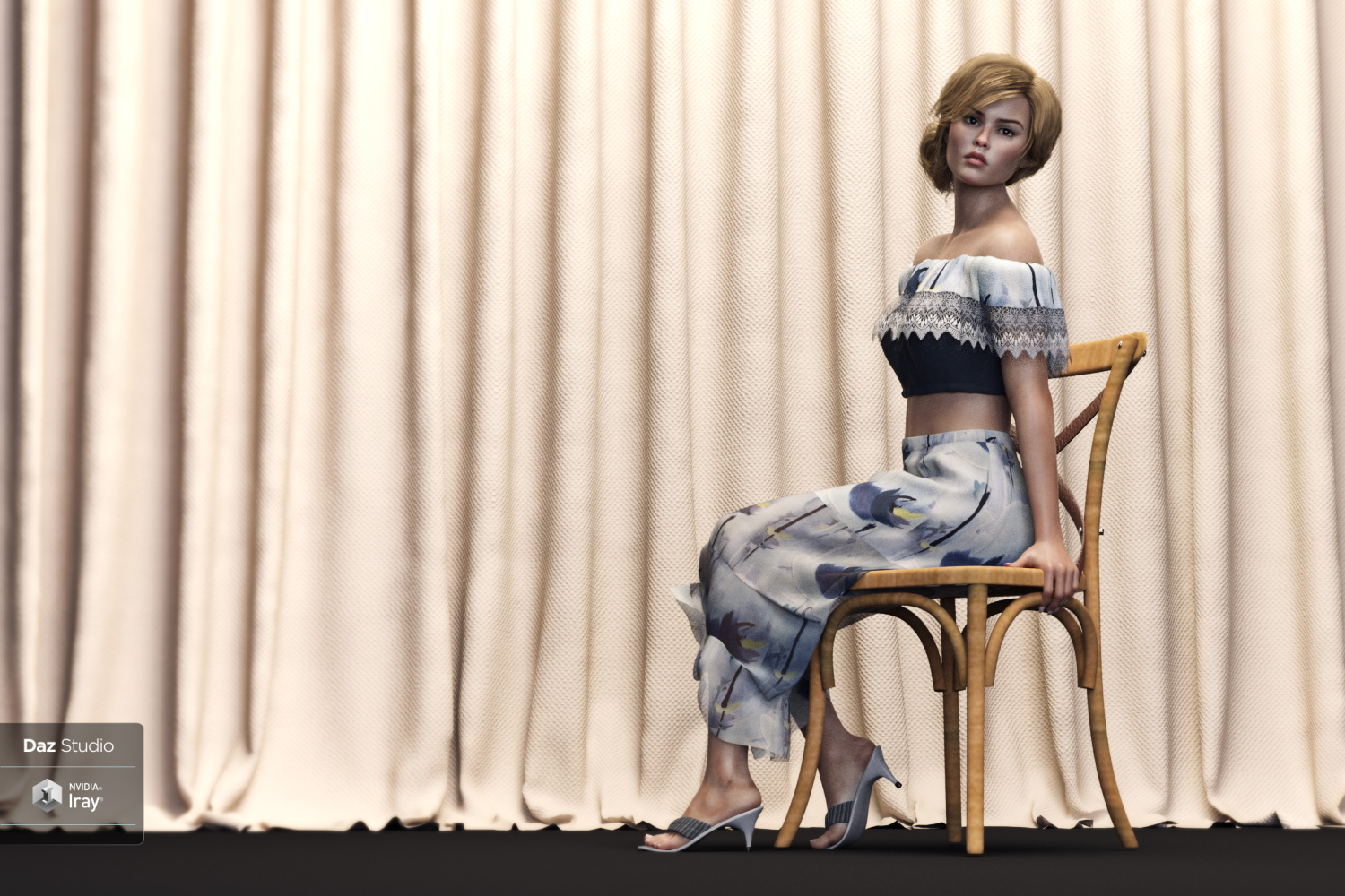 5 Stylistic Backdrops by: Neikdian, 3D Models by Daz 3D