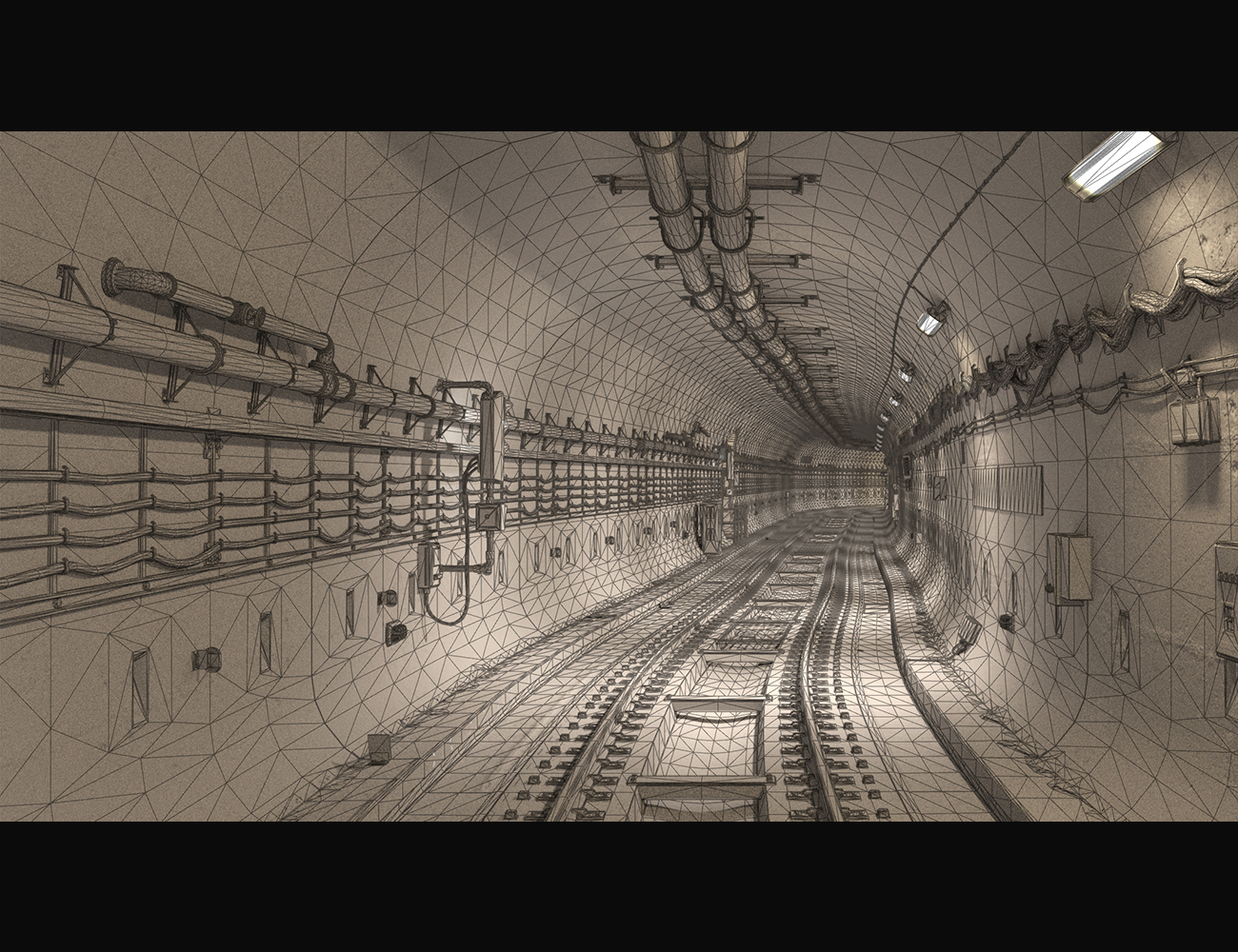 Subway Tunnel Environment by: Dekogon Studios, 3D Models by Daz 3D