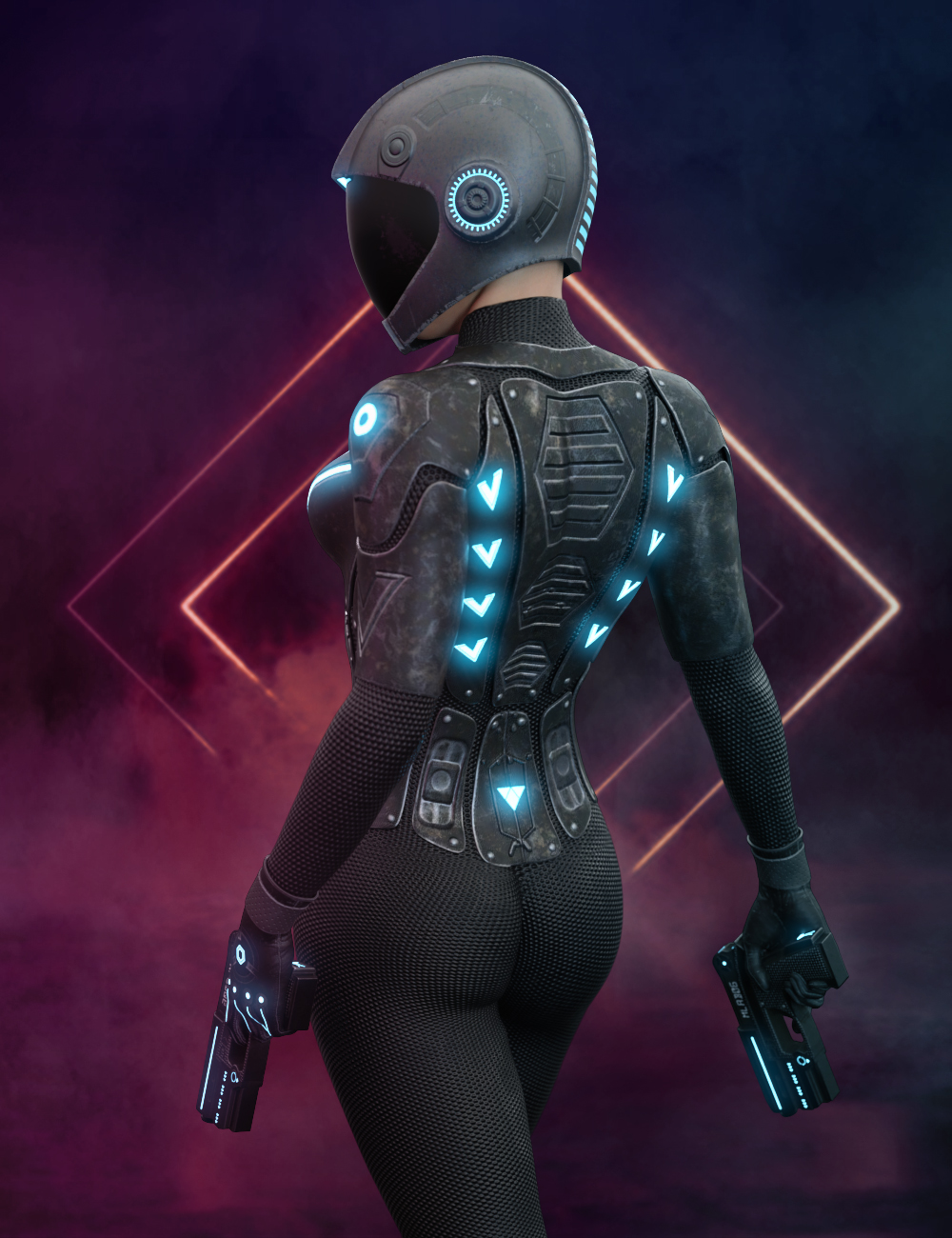 Nanosense Cyber Suit for Genesis 8 Female(s) by: 3dLabMytilus, 3D Models by Daz 3D