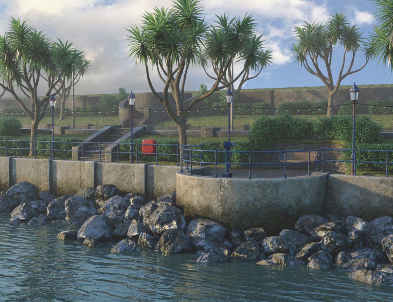Along the Prom by: Predatron, 3D Models by Daz 3D