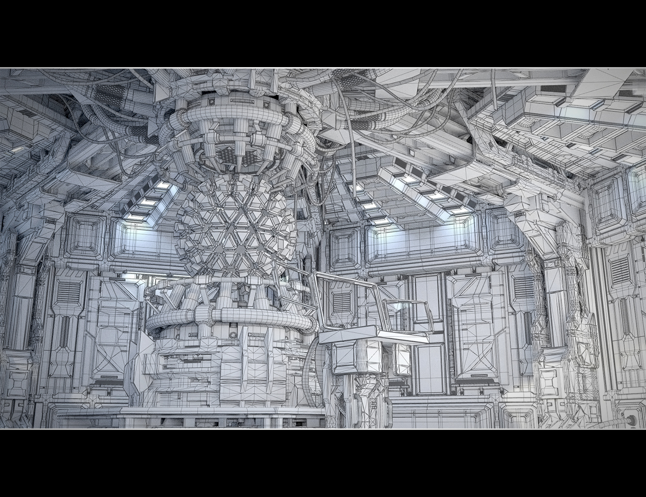 Sci-Fi Reactor Room by: Polish, 3D Models by Daz 3D