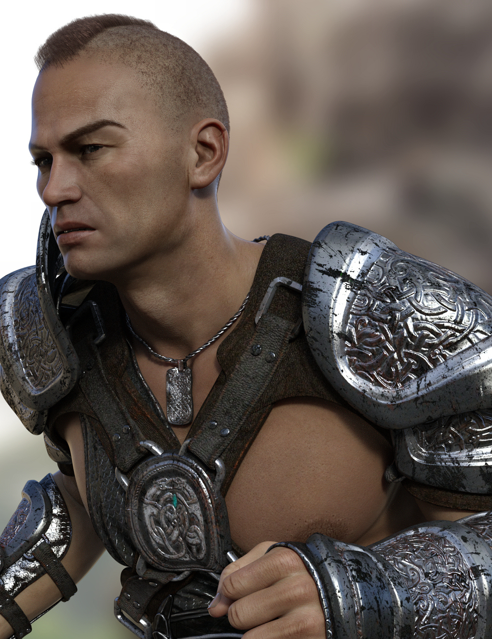 Seok Hair for Genesis 8 Males