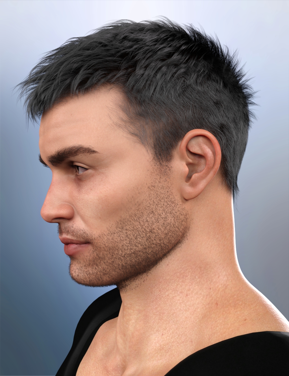 dForce Togatta Hair for Genesis 8 by: RedzStudio, 3D Models by Daz 3D