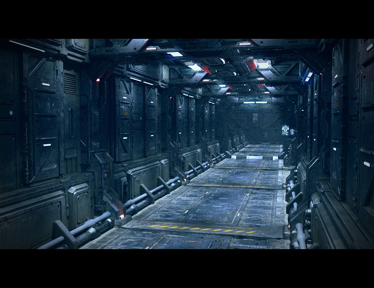 Sci-Fi Reactor Corridor